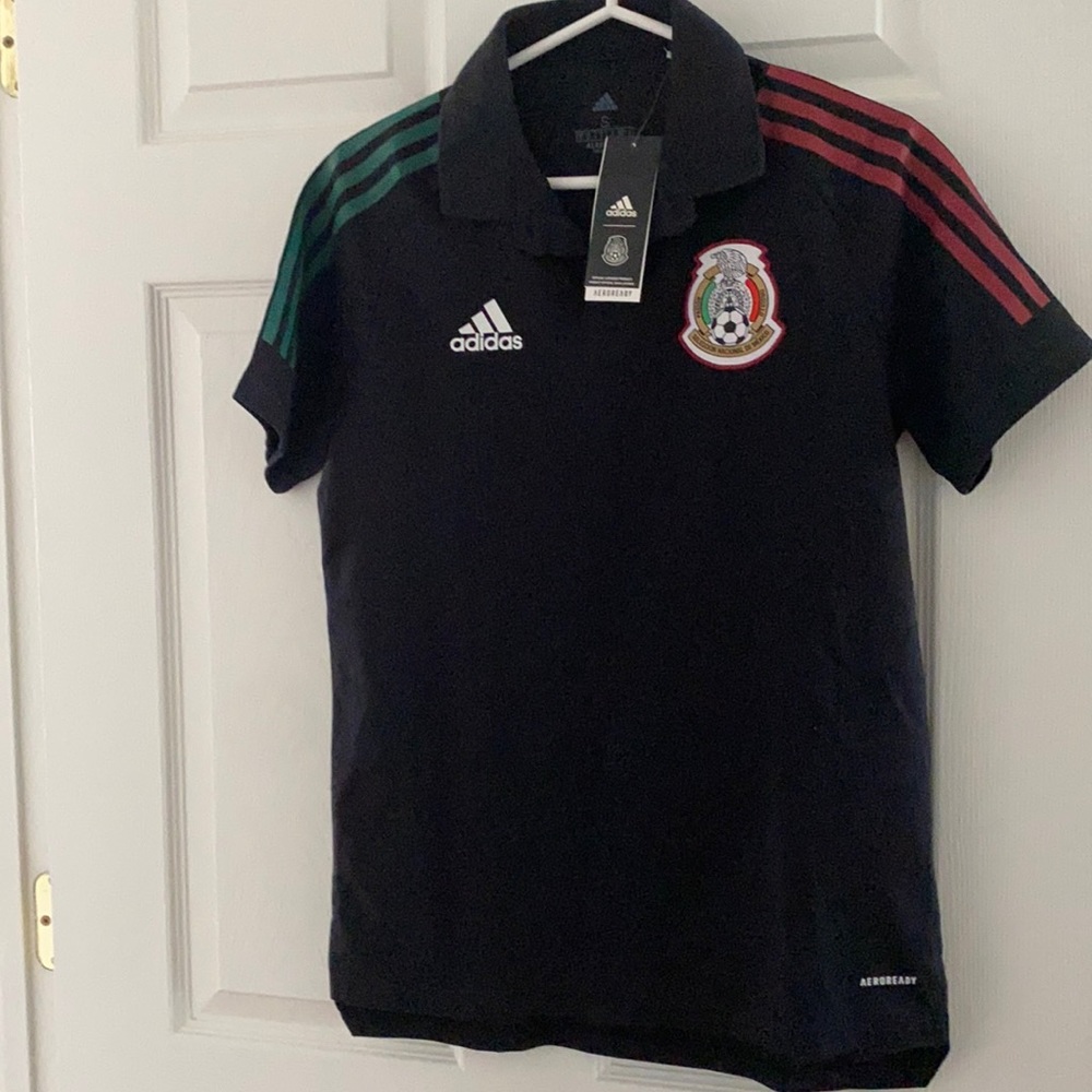 ADIDAS MEXICO POLO 2020 size S- BLACK
